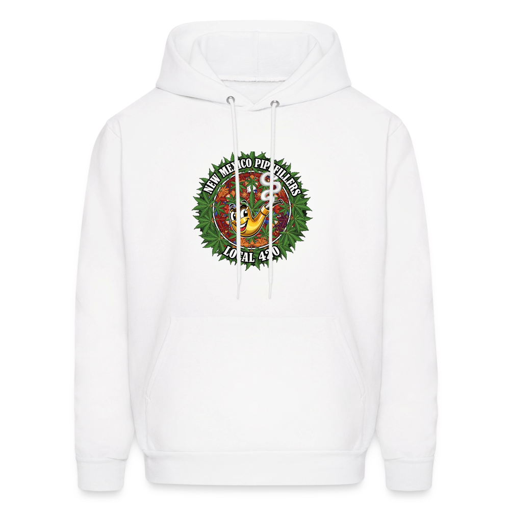 NEW MEXICO PIPEFILLERS LOCAL 420 Men's Hoodie - white