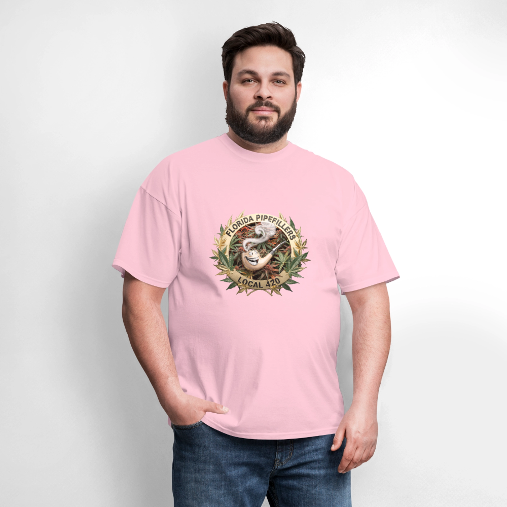FLORIDA PIPEFILLERS LOCAL 420 Men's T-Shirt - pink