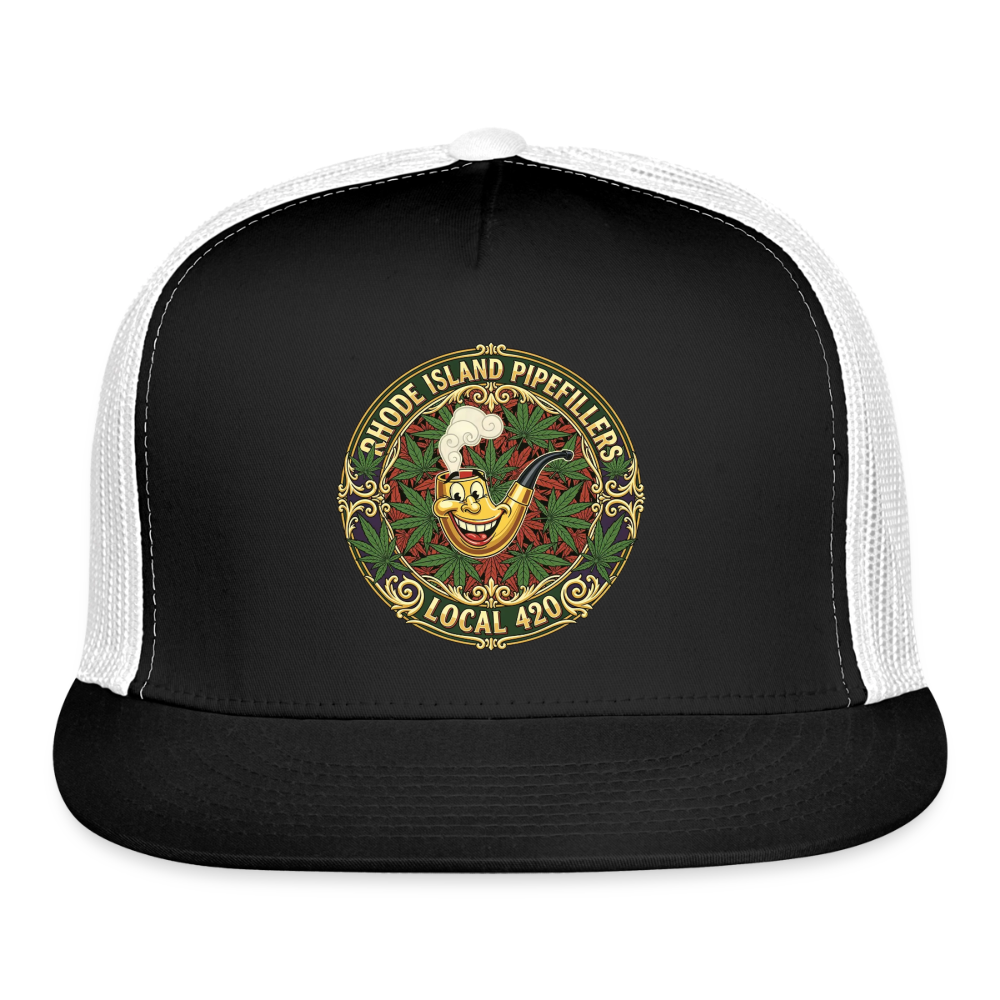 TEXAS PIPEFILLERS LOCAL 420 Trucker Hat - black/white