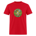 NORTH DAKOTA PIPEFILLERS LOCAL 420 F/B 2 DESIGNS Men's T-Shirt - red