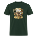 NEW ENGLAND PIPEFILLERS LOCAL 420 HERBIE HERBIVORE F/B EMBLEMS Men's T-Shirt - forest green