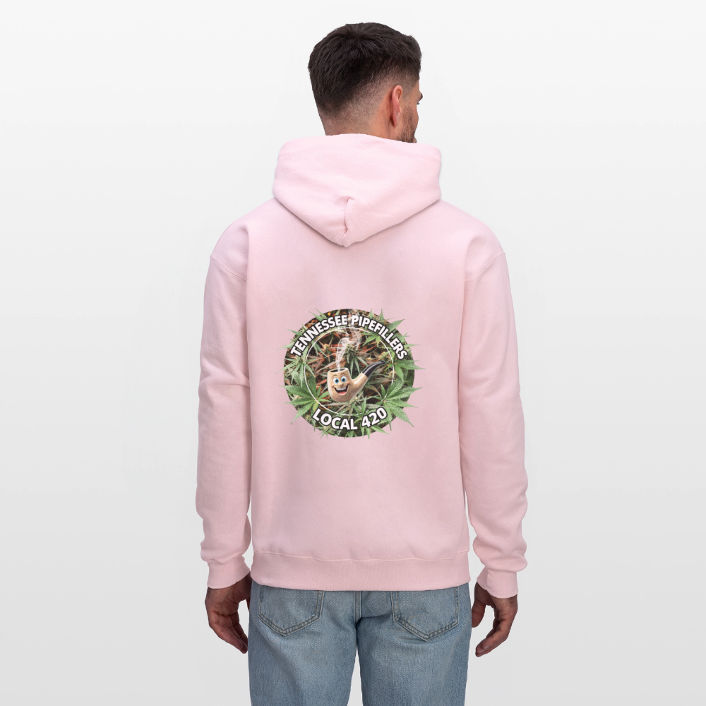 TENNESSEE PIPEFILLERS LOCAL 420 F/B DESIGN Men's  Hoodie - pale pink