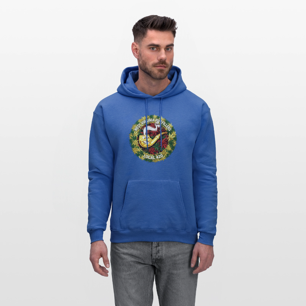 WEST VIRGINIA PIPIEFILLERS LOCAL 420 Men's Hoodie - royal blue