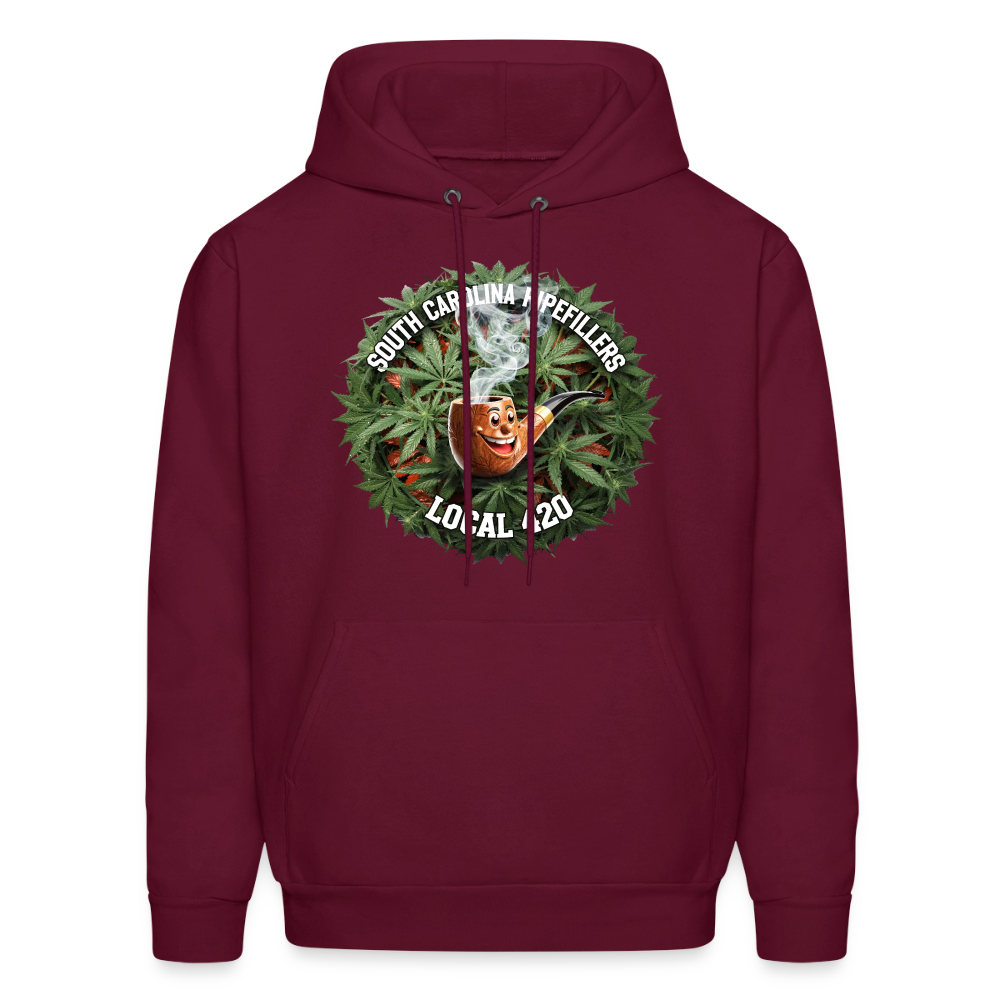 SOUTH CAROLINA PIPEFILLERS LOCAL 420 Men's Hoodie - burgundy
