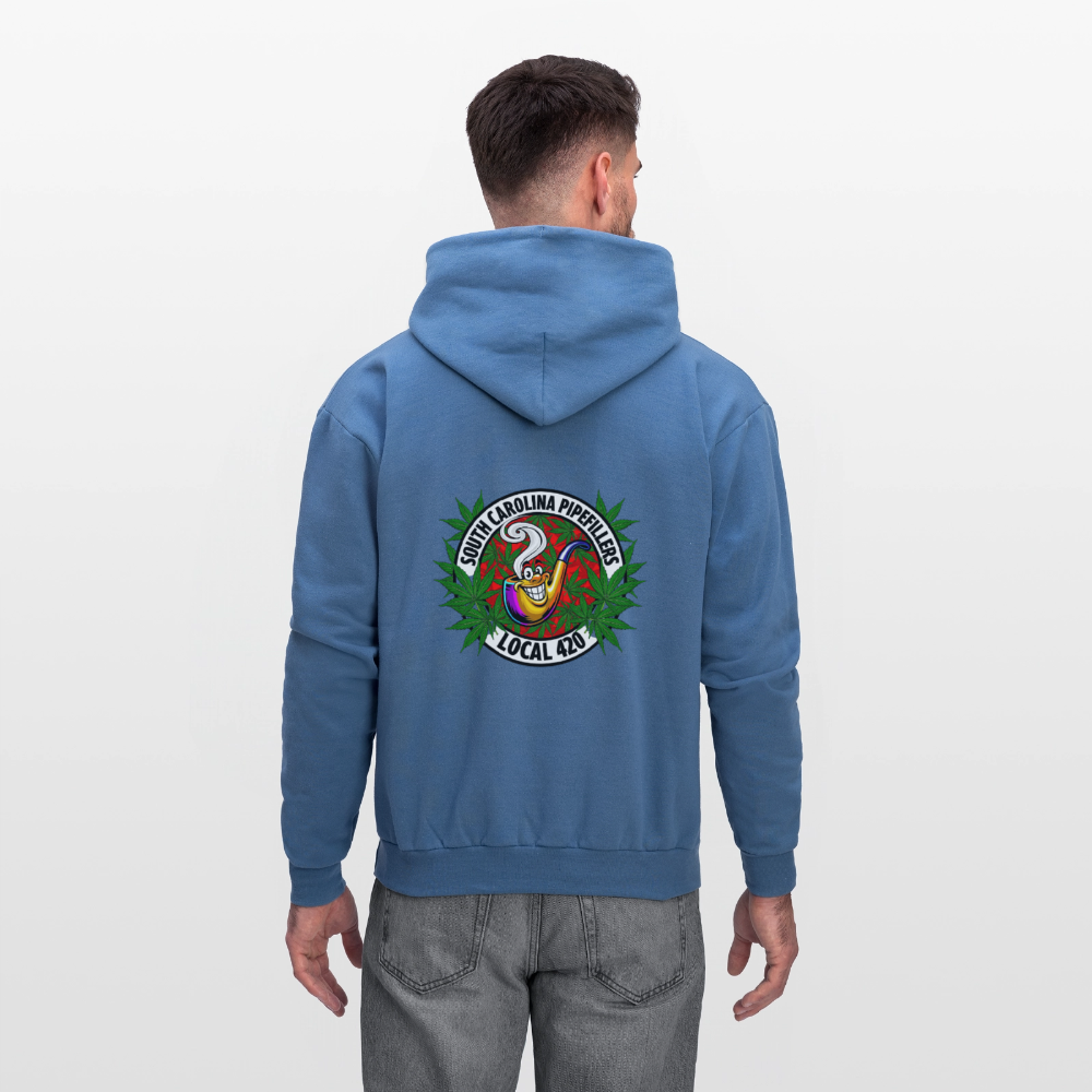 SOUTH CAROLINA PIPEFILLERS LOCAL 420 F/B DESIGN Men's Hoodie - denim blue