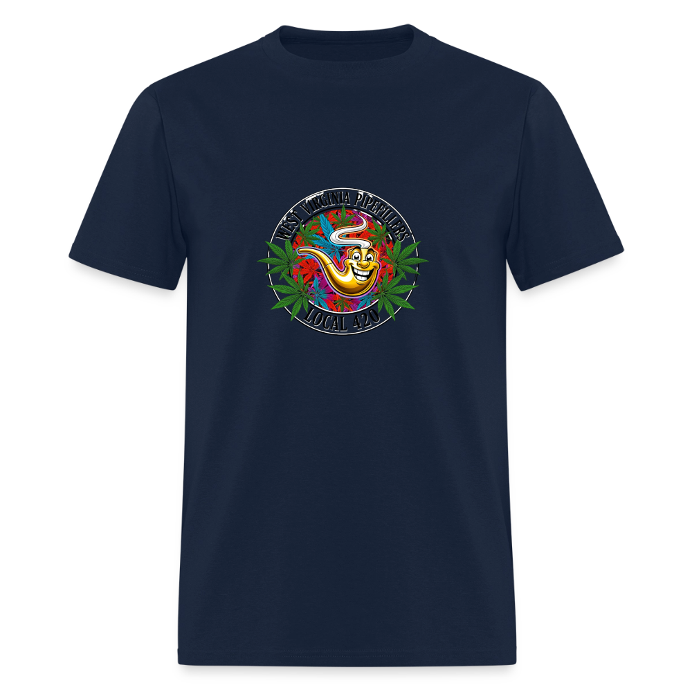 WEST VIRGINIA PIPEFILLERS LOCAL 420 Men's T-Shirt - navy