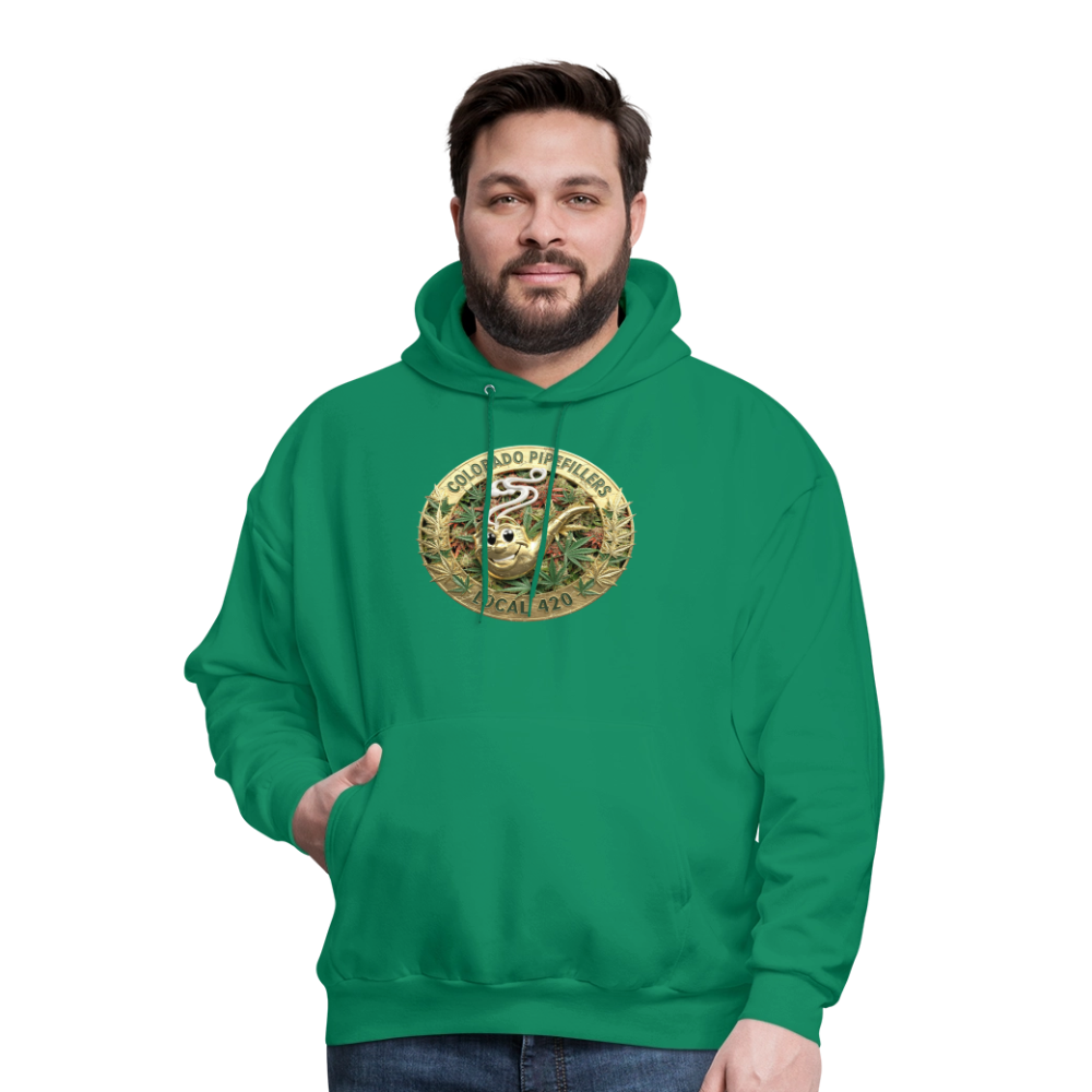 COLORADO PIPEFILLERS LOCAL 420 Men's Hoodie - kelly green