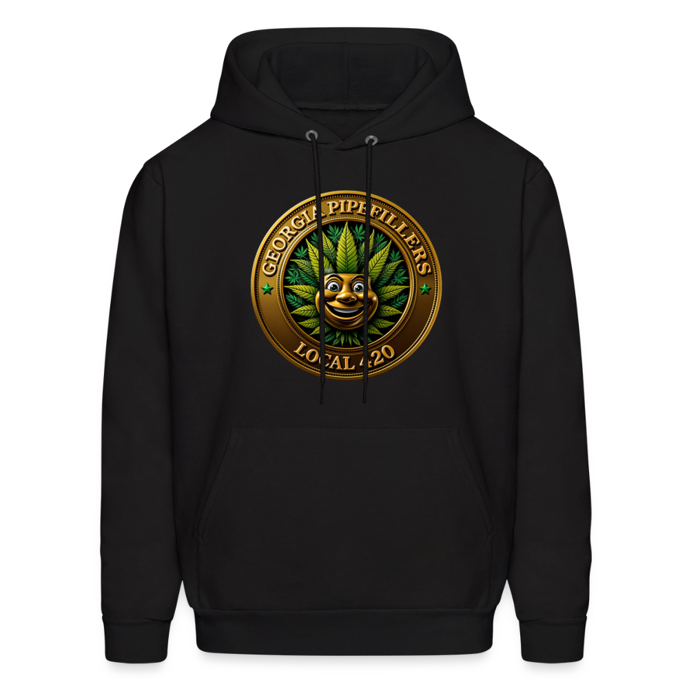 GEORGIA PIPEFILLERS LOCAL 420 Men's Hoodie - black