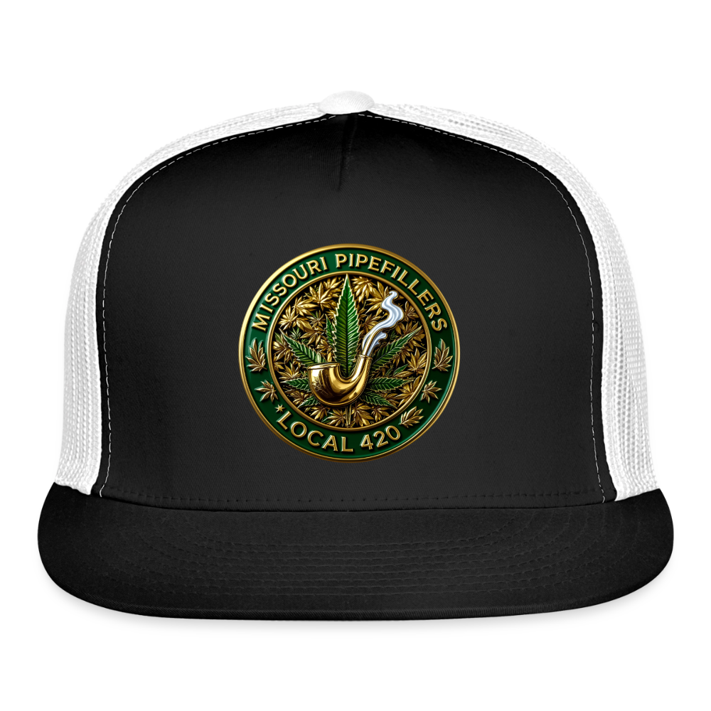 MISSOURI PIPEFILLERS LOCAL 420 Trucker Hat - black/white