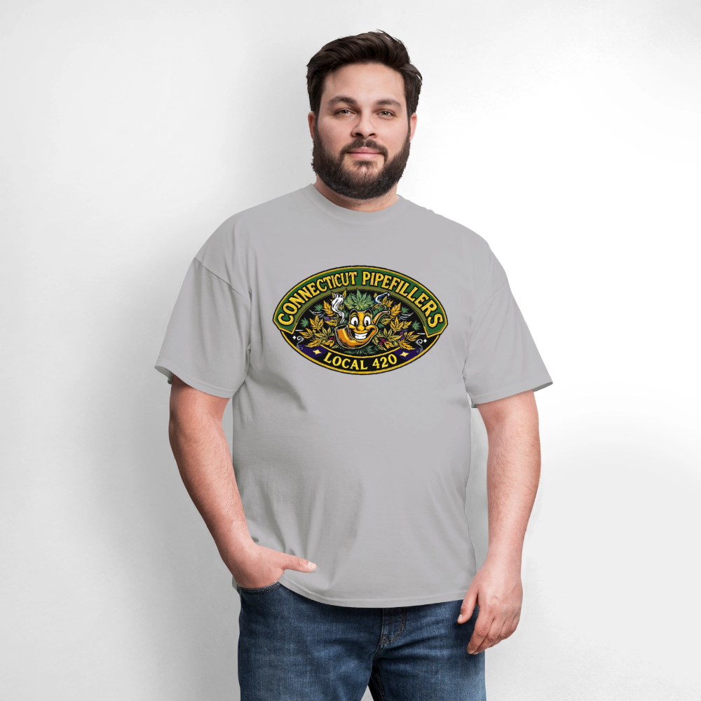 CONNECTICUT PIPEFILLERD LOCAL 420 F/B DESIGN Men's T-Shirt - rock