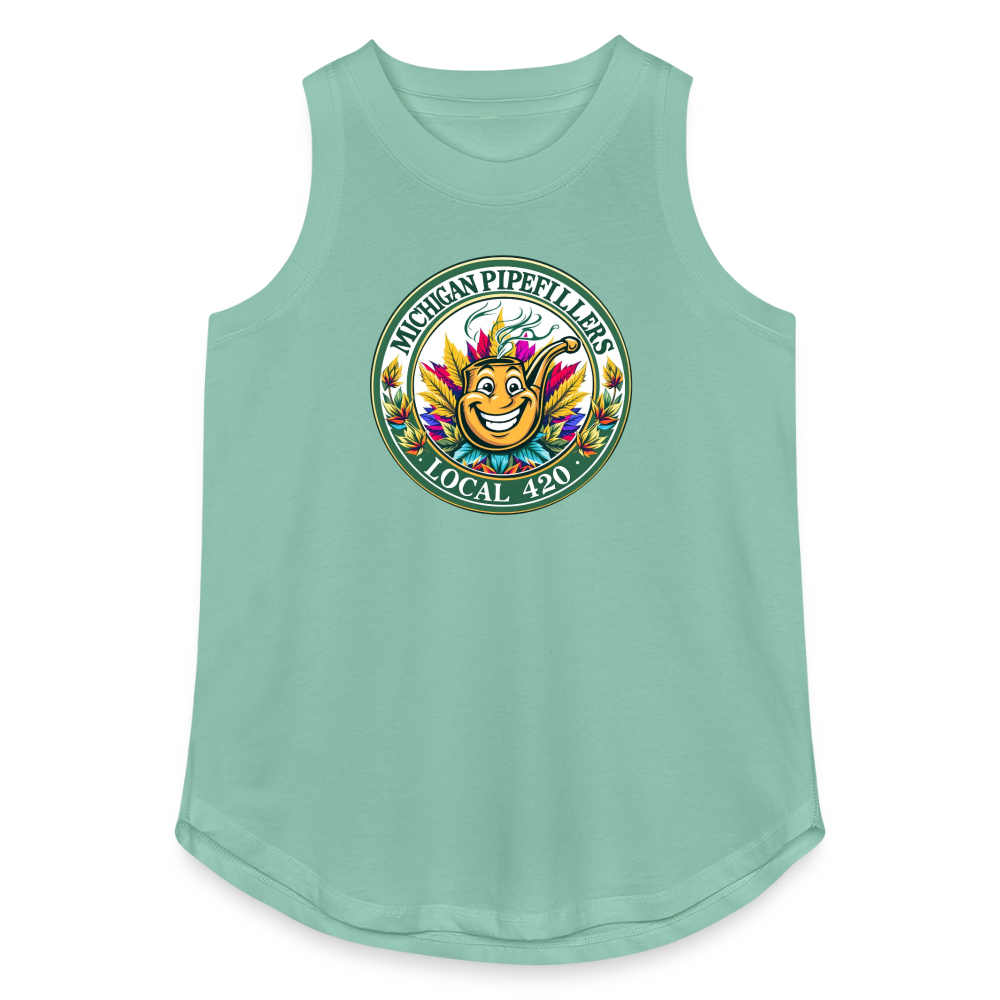MICHIGAN PIPEFILLERS LOCAL 420 Women's Relaxed Tank Top - saltwater