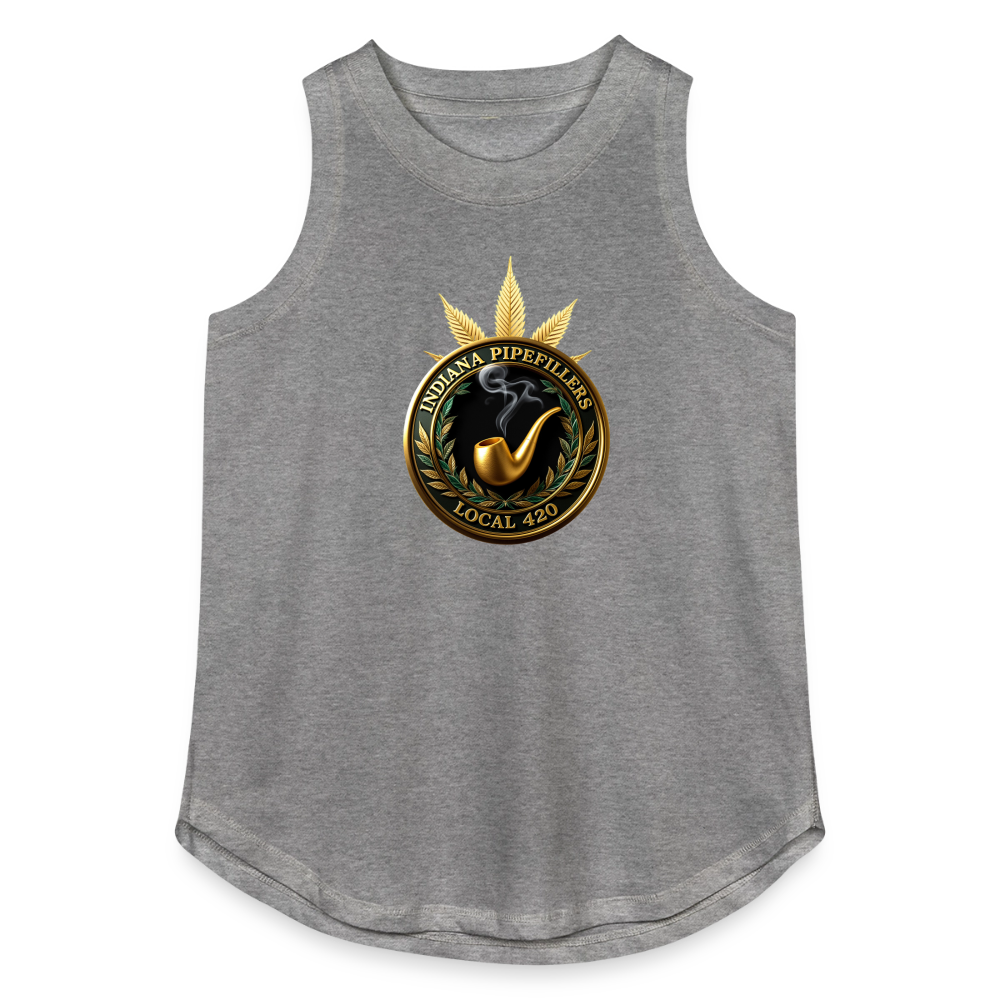 INDIANA PIPEFILLERS LOCAL 420 Women's Relaxed Tank Top - granite heather 