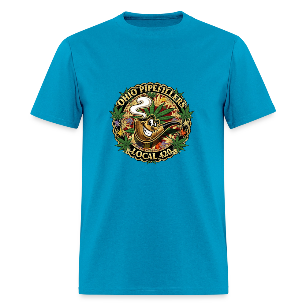 OHIO PIPEFILLERS LOCAL 420 Men's T-Shirt - turquoise