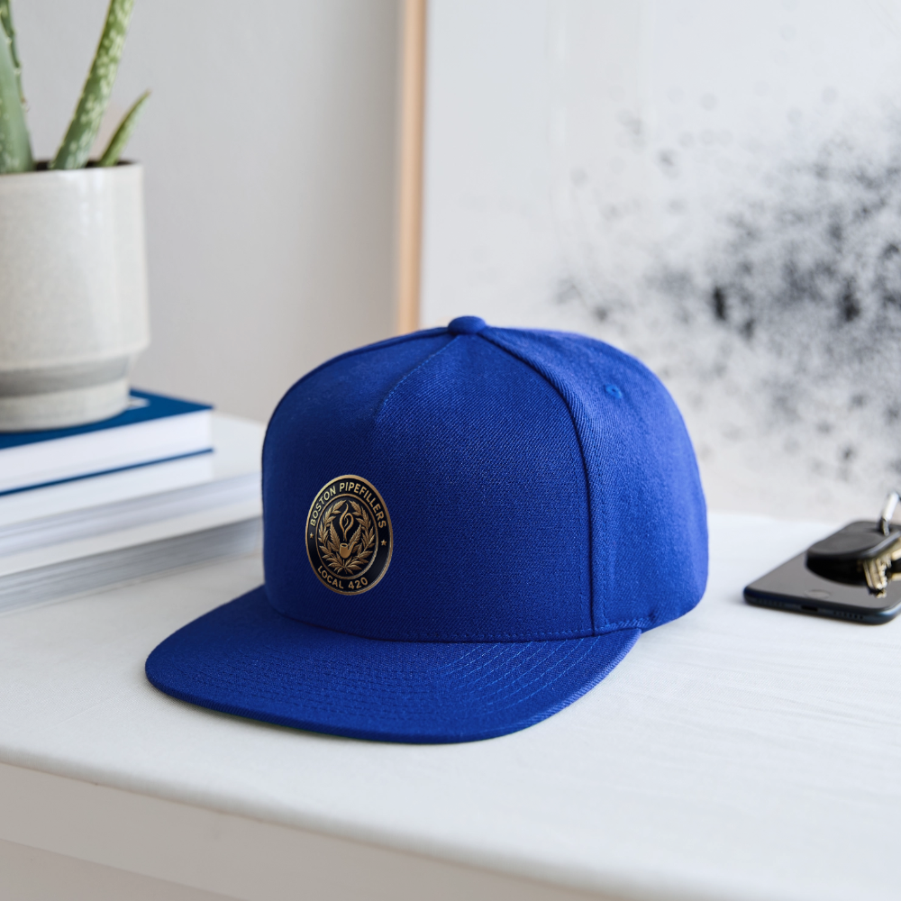 BOSTON PIPEFILLERS UNION LOCAL 420 Snapback Baseball Cap - royal blue