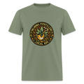 OKLAHOMA PIPEFILLERS LOCAL 420  F/B DESIGNS Men's T-Shirt - military green