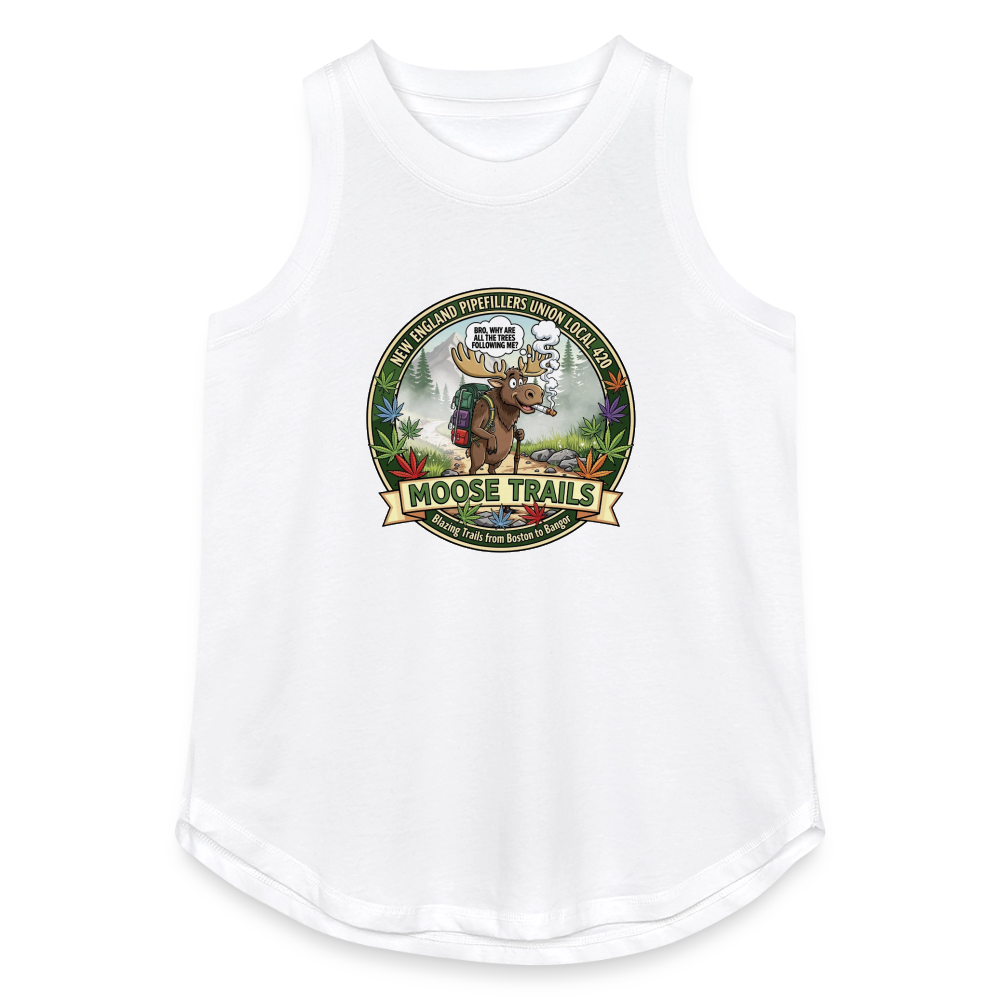 NEW ENGLAND PIPEFILLERS UNIONLOCAL 420 Women's Relaxed Tank Top - white