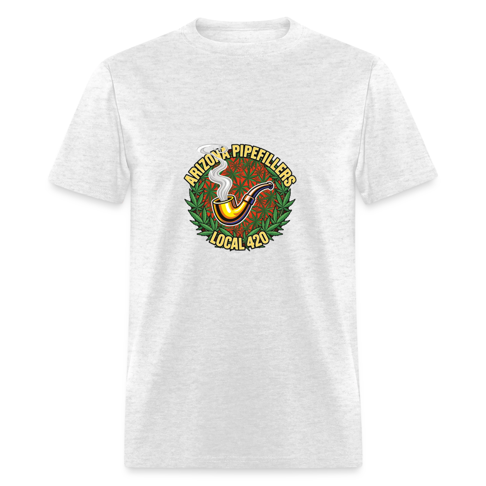 ARIZONA PIPEFILLERS LOCAL 420  F/B DESIGN Men's T-Shirt - light heather gray