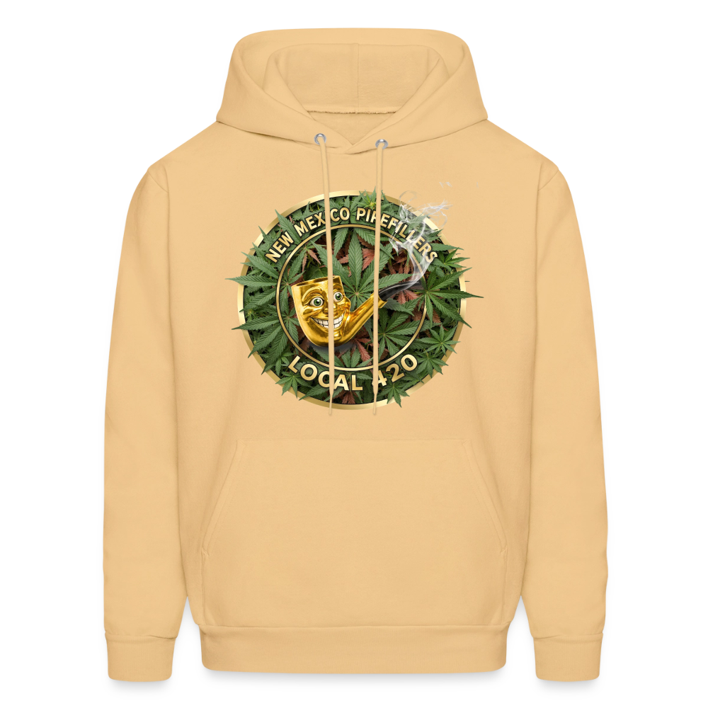 NEW MEXICO PIPEFILLERS LOCAL 420 Men's Hoodie - light gold 