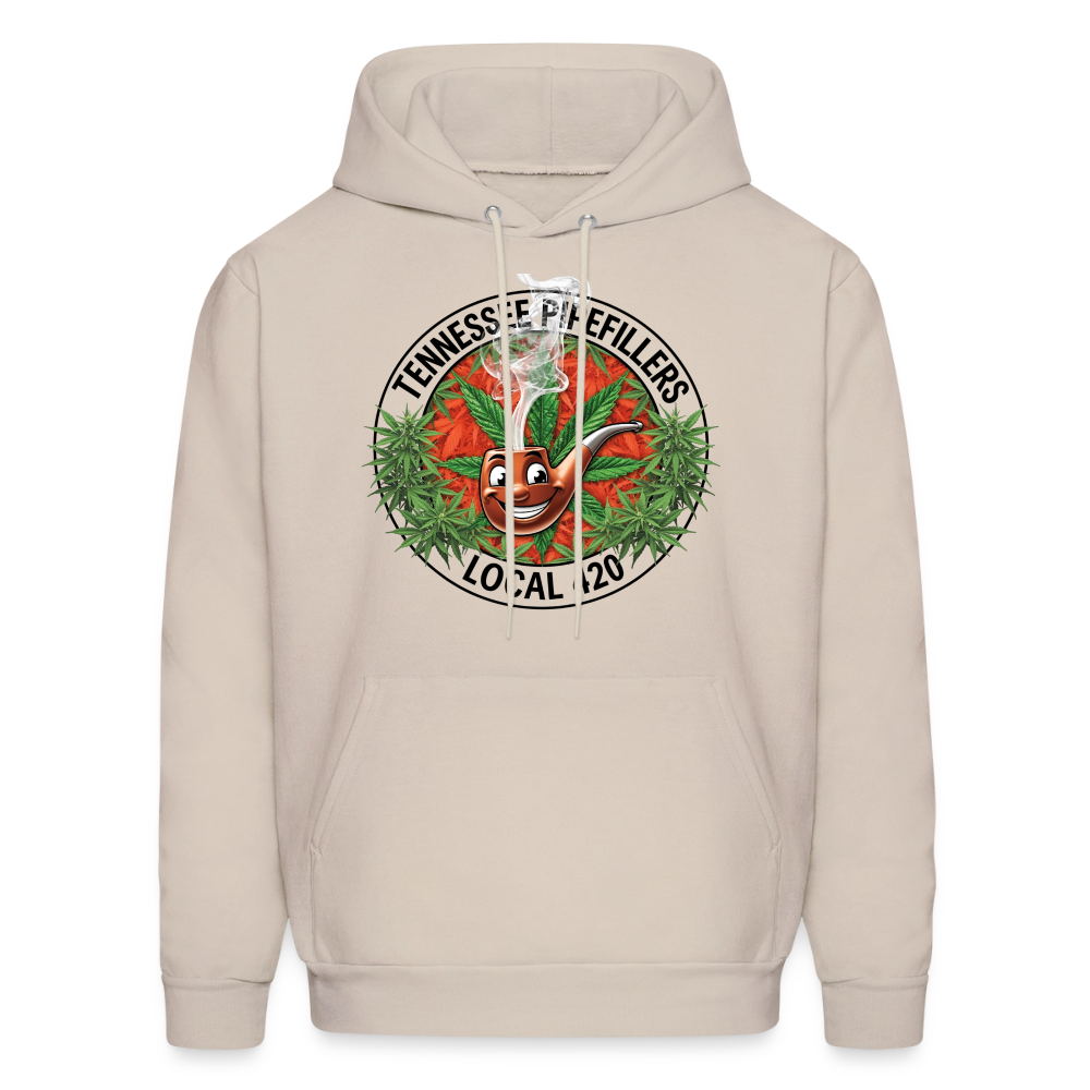 TENNESSEE PIPEFILLERS LOCAL 420 Men's Hoodie - Sand
