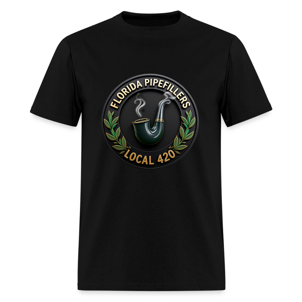 FLORIDA PIPEFILLERS LOCAL 420 Men's T-Shirt - black