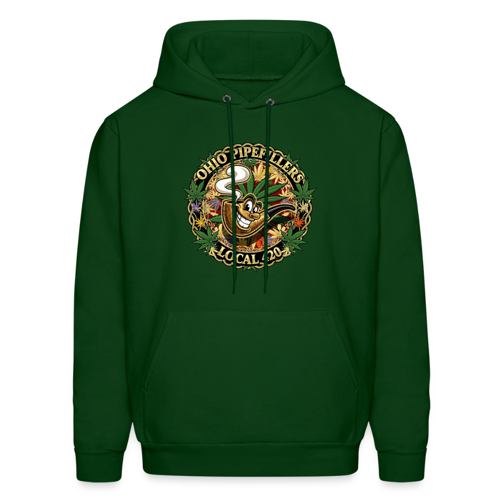 OHIO PIPEFILLERS LOCAL 420 Men's Hoodie - forest green