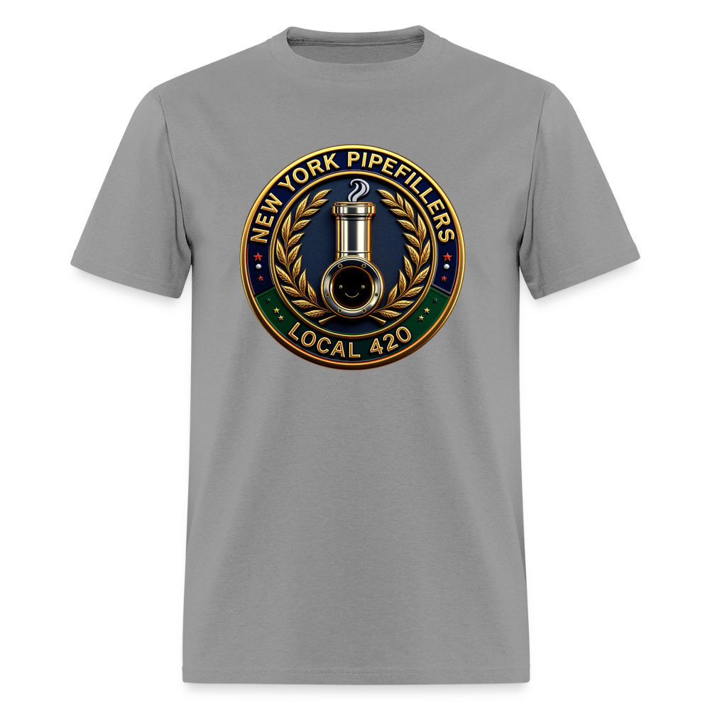 NEW YORK PIPEFILLERS LOCAL 420 F/B DESIGNS Men's T-Shirt - rock