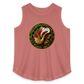 NORTH DAKOTA PIPEFILLERS LOCAL 420 Women's Curvy Relaxed Tank Top - mauve