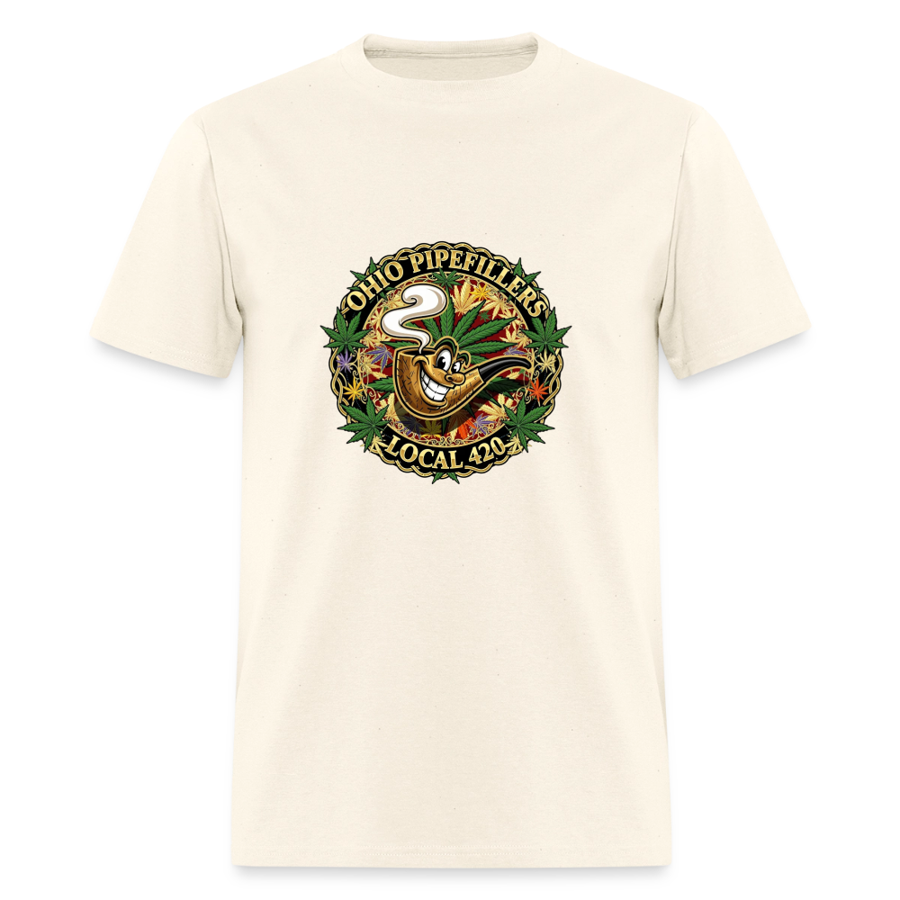 OHIO PIPEFILLERS LOCAL 420 Men's T-Shirt - sweet cream heather