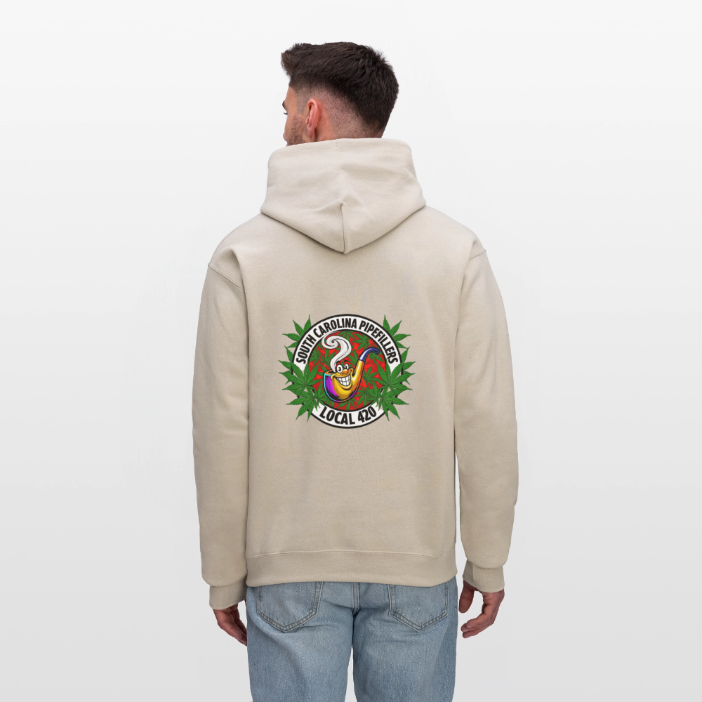 SOUTH CAROLINA PIPEFILLERS LOCAL 420 F/B DESIGN Men's Hoodie - Sand