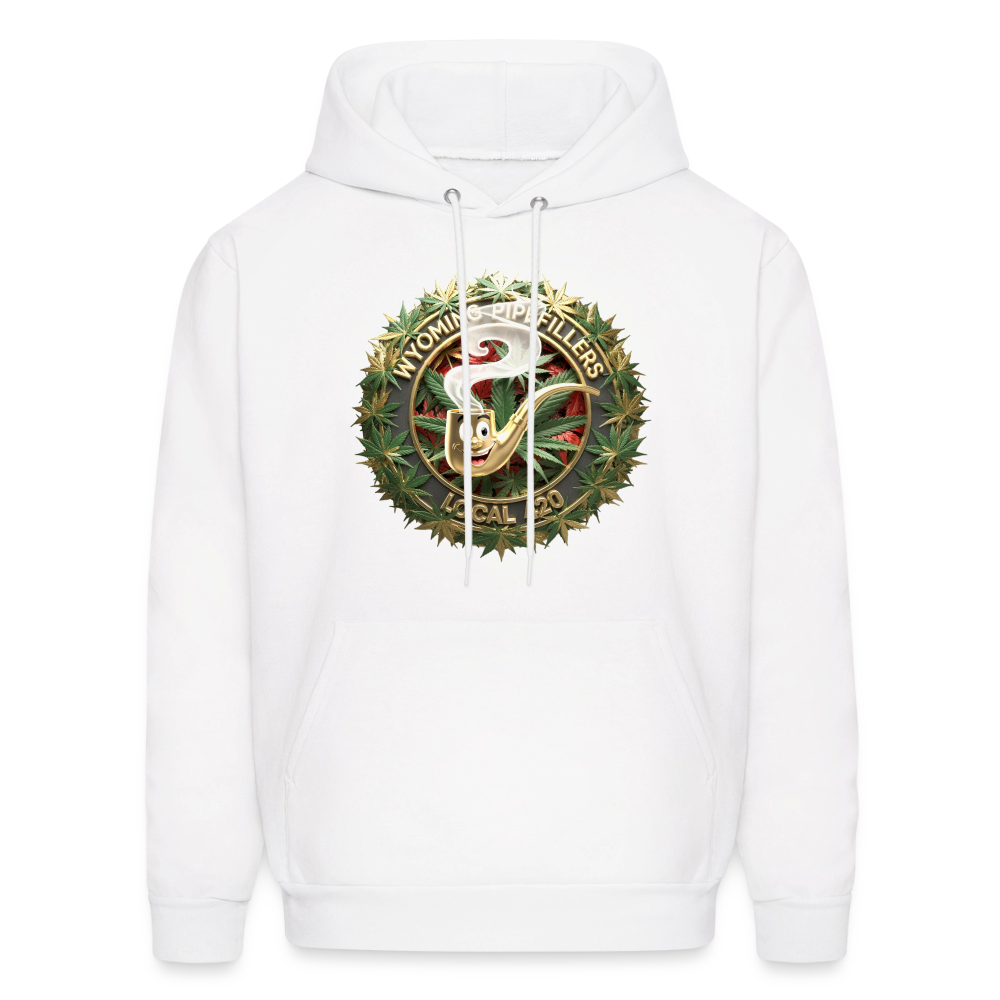 WYOMING PIPEFILLERS LOCAL 420 F/B DESIGN Men's Hoodie - white