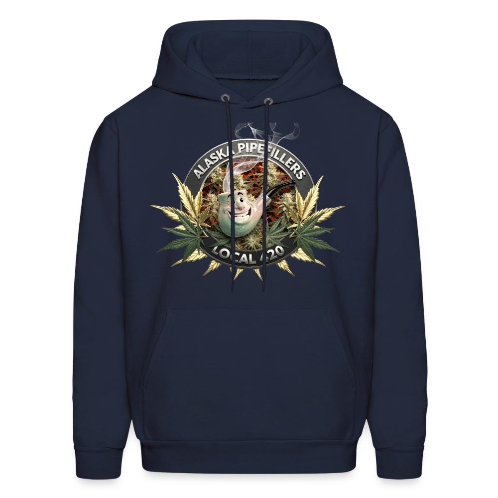 ALASKA  PIPEFILLERS LOCAL 420 F/B DESIGN Men's Hoodie - navy