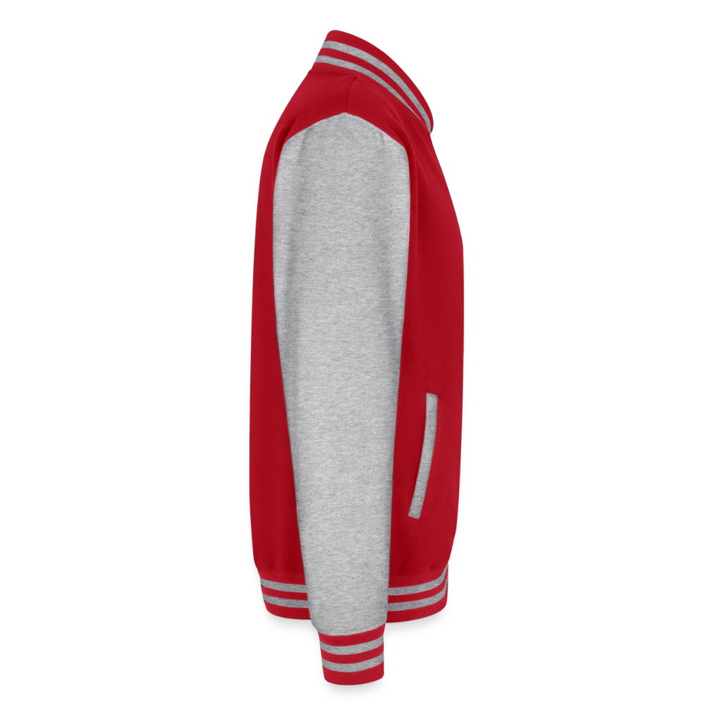 COLORADO PIPEFILLERS LOCAL 420 / 4 EMBLEM Unisex College Sweat Jacket - red/heather grey