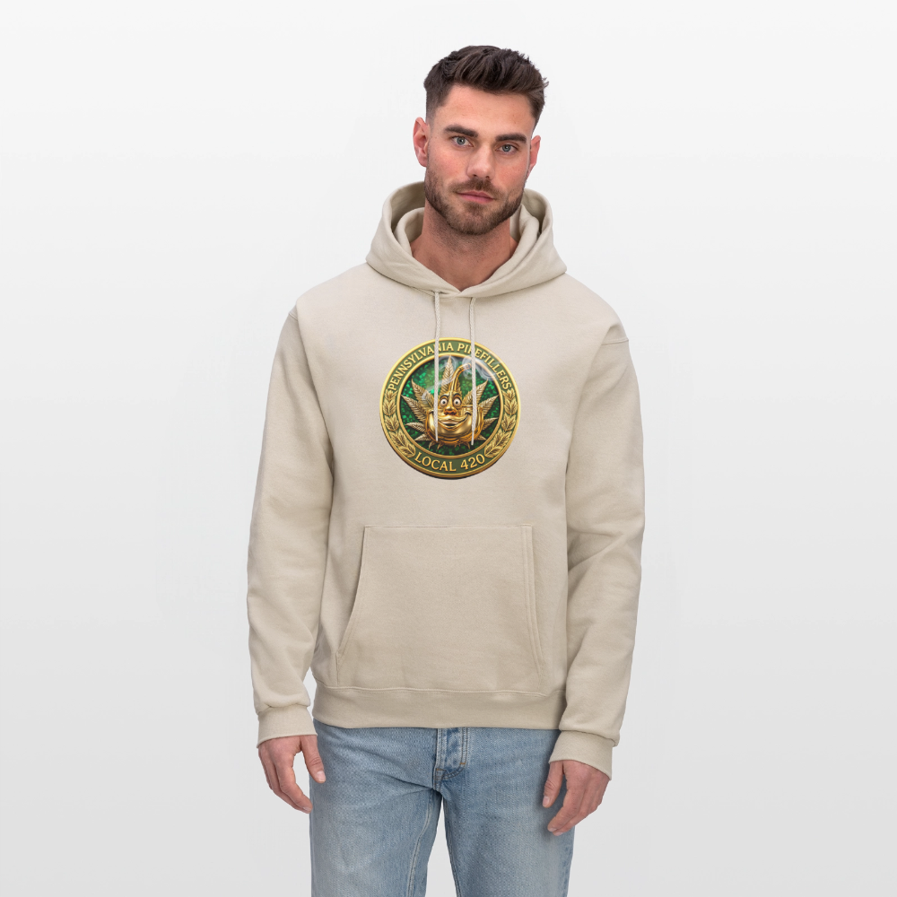 PENNSYLVANIA  PIPEFILLERS LOCAL 420 Men's Hoodie - Sand
