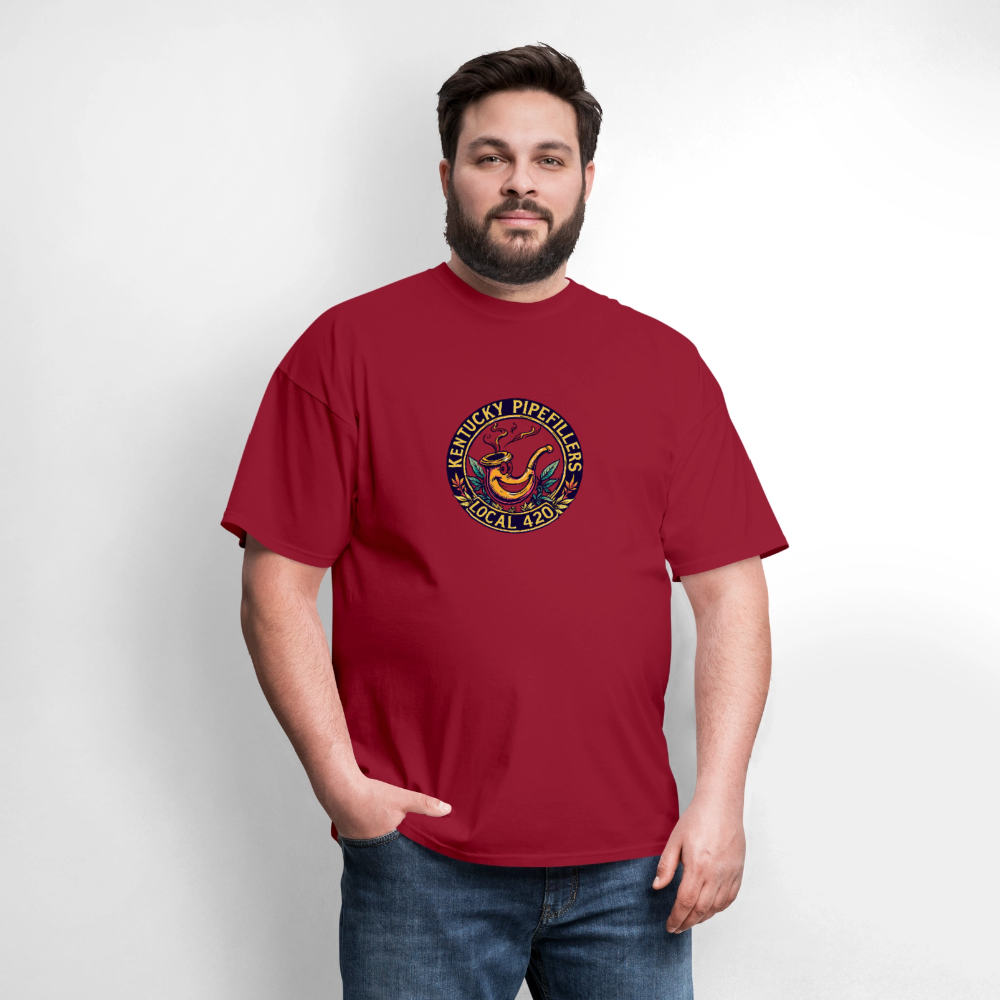 KENTUCKY  PIPEFILLERS LOCAL 420 Men's T-Shirt - true red