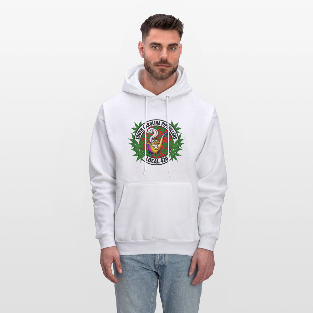 SOUTH CAROLINA PIPEFILLERS LOCAL 420 F/B DESIGN Men's Hoodie - white