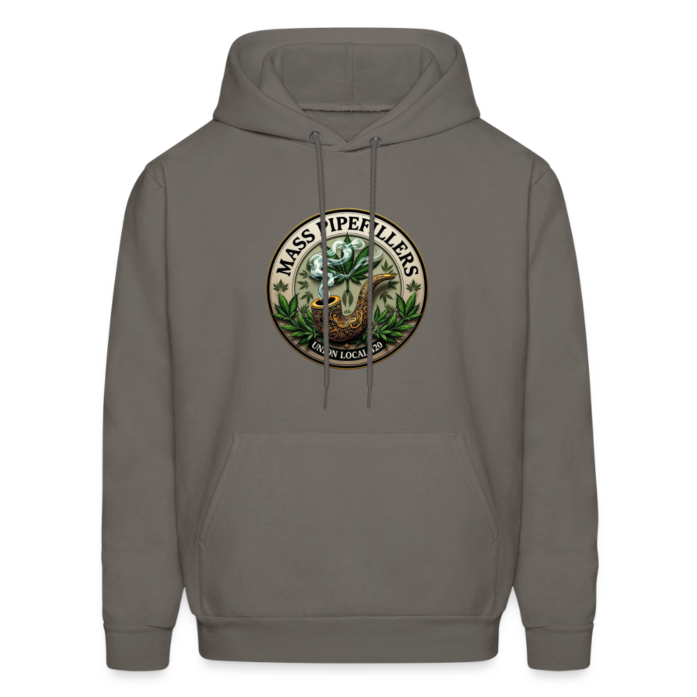 MASS PIPEFILLERS LOCAL 420 Men's Hoodie - asphalt gray