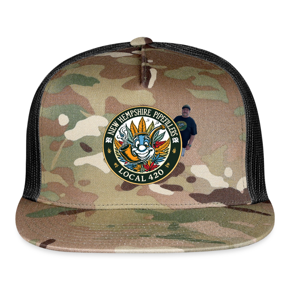 NEW HEMPSHIRE CHRIS CAMO Trucker Hat - MultiCam\black