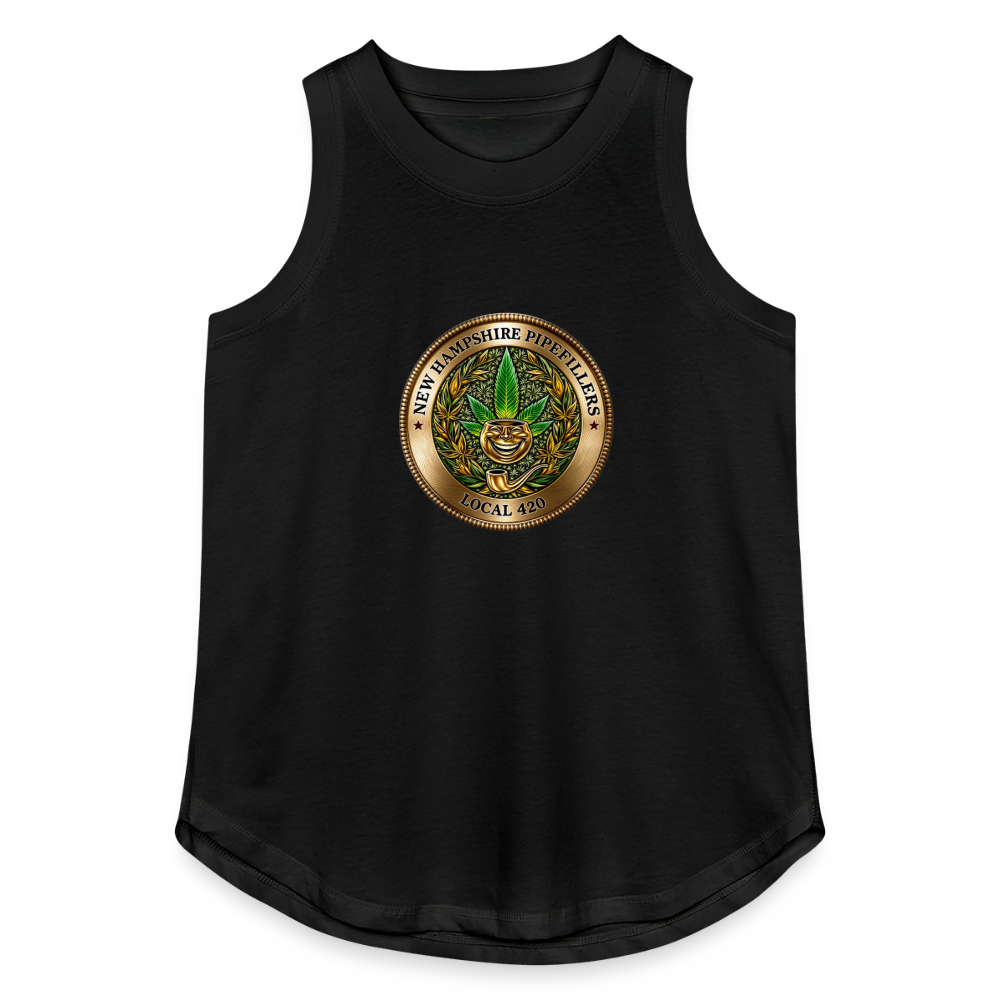 NEW HAMPSHIRE PIPEFILLERS LOCAL 420 Women's Relaxed Tank Top - black