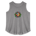 WEST VIRGINIA  PIPEFILLERS LOCAL 420 Women's Curvy Relaxed Tank Top - granite heather 