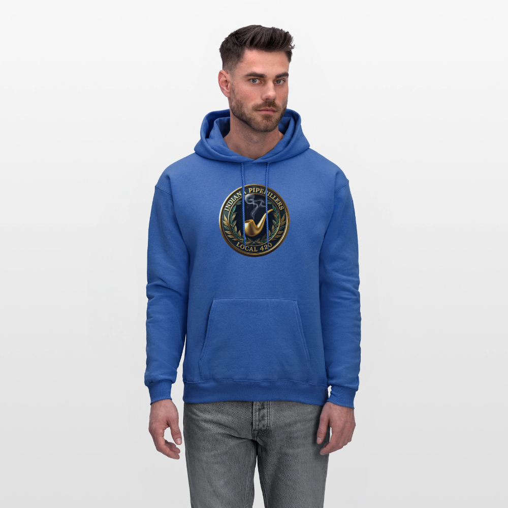 INDIANA PIPEFILLERS LOCAL 420 F/B DESIGN Men's Hoodie - royal blue