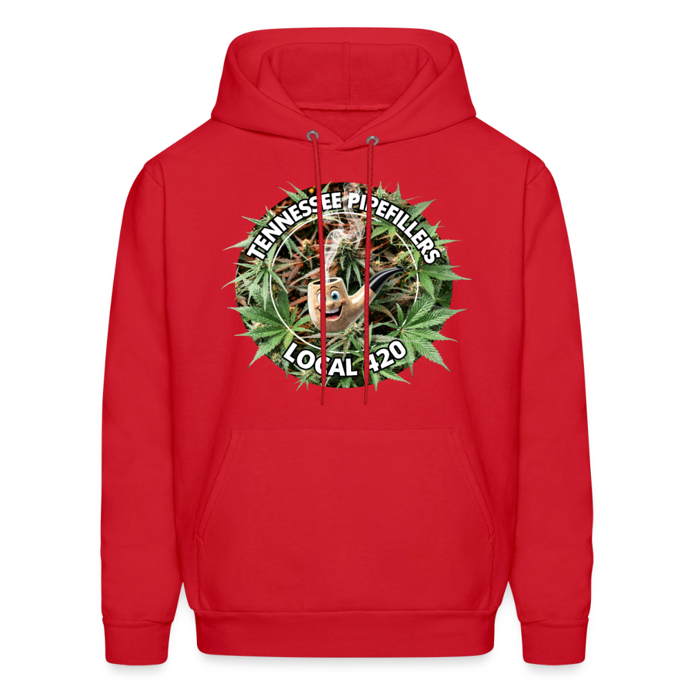 TENNESSEE PIPEFILLERS LOCAL 420 Men's  Hoodie - red