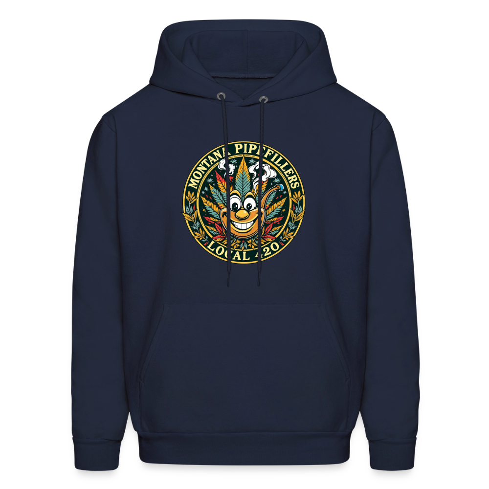 MONTANA PIPEFILLERS LOCAL 420 F/B DESIGN Men's Hoodie - navy