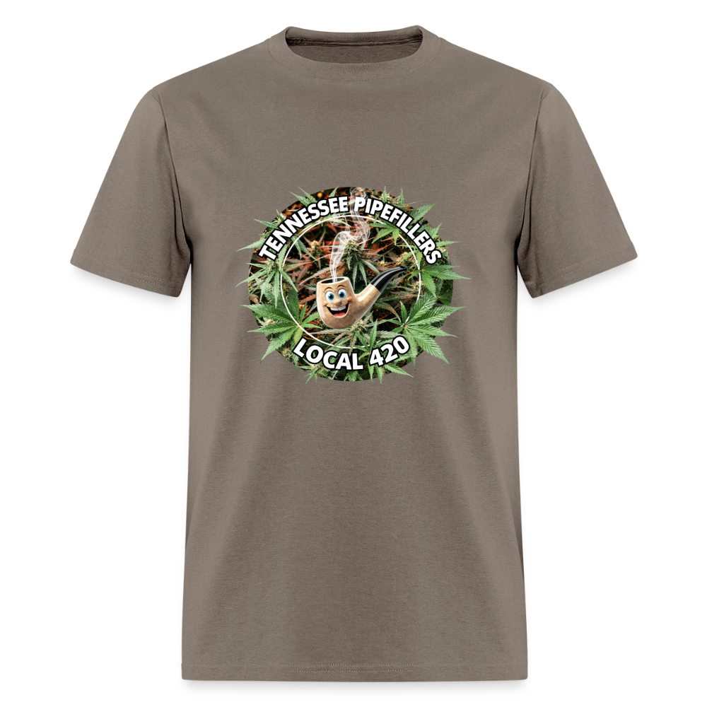 TENNESSEE PIPEFILLERS LOCAL 420 Men's T-Shirt - safari