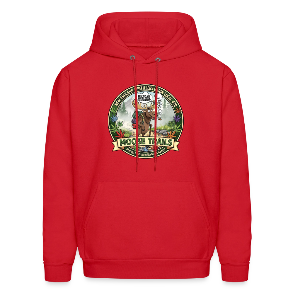 NEW ENGLAND PIPEFILLERS LOCAL 420 BRO Men's Hoodie - red
