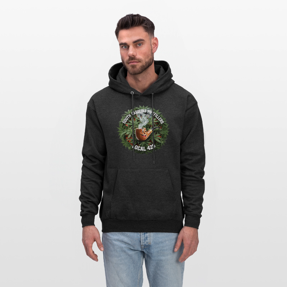 SOUTH CAROLINA PIPEFILLERS LOCAL 420 F/B DESIGN Men's Hoodie - charcoal grey