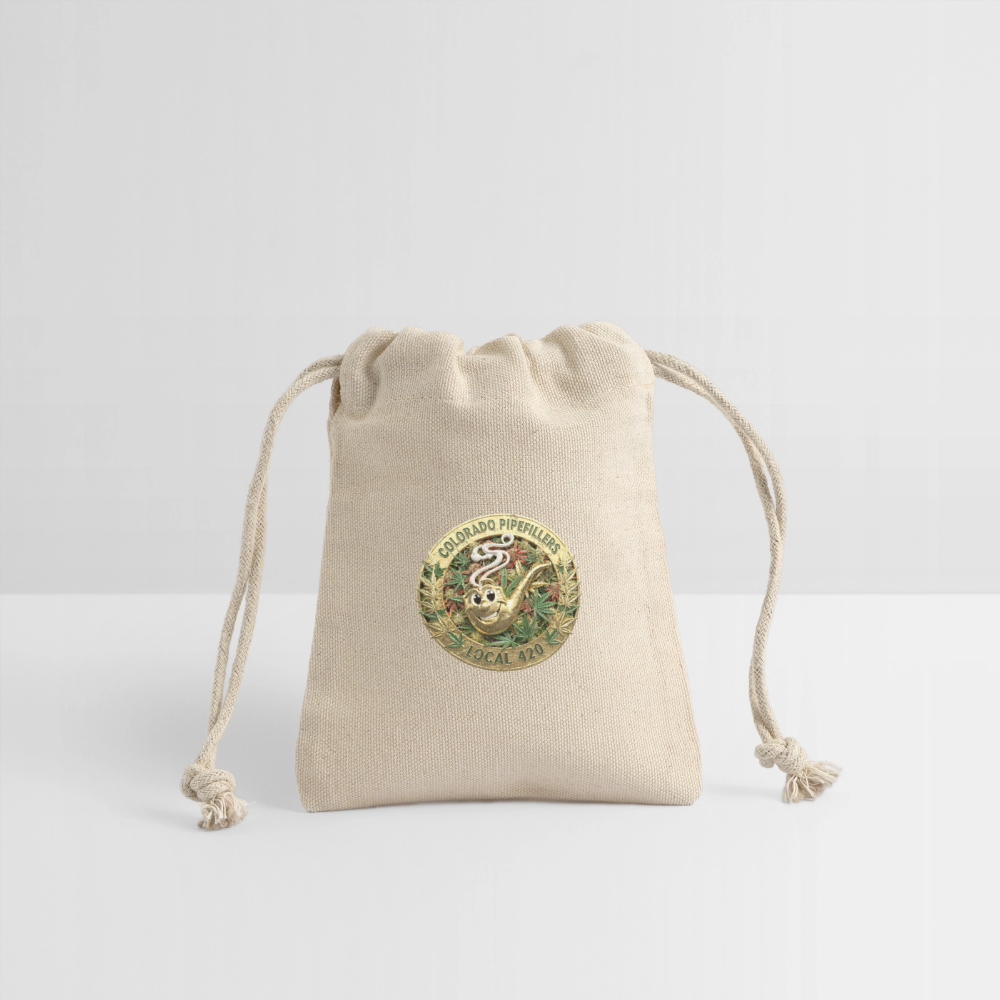 COLORADO PIPEFILLERS LOCAL 420 Reusable Gift Bag - Natural