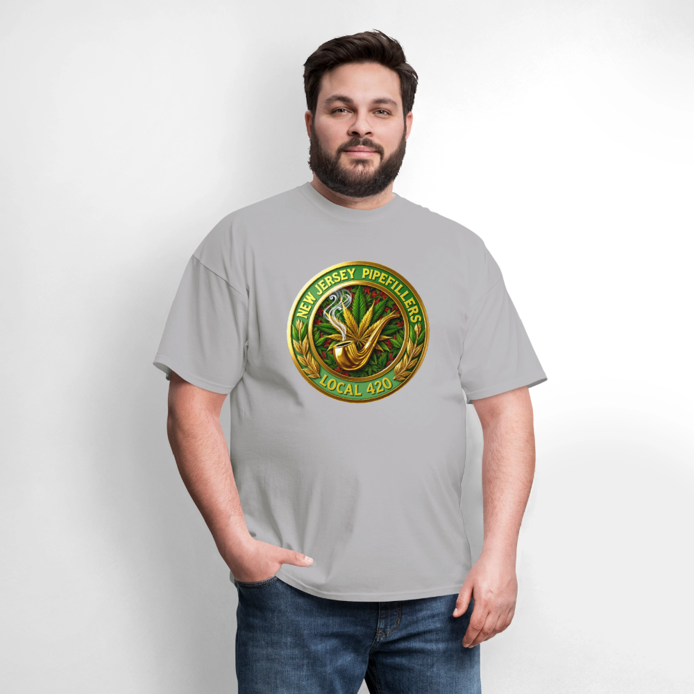 NEW JERSEY PIPEFILLERS LOCAL 420 F/B DESIGN Men's T-Shirt - rock