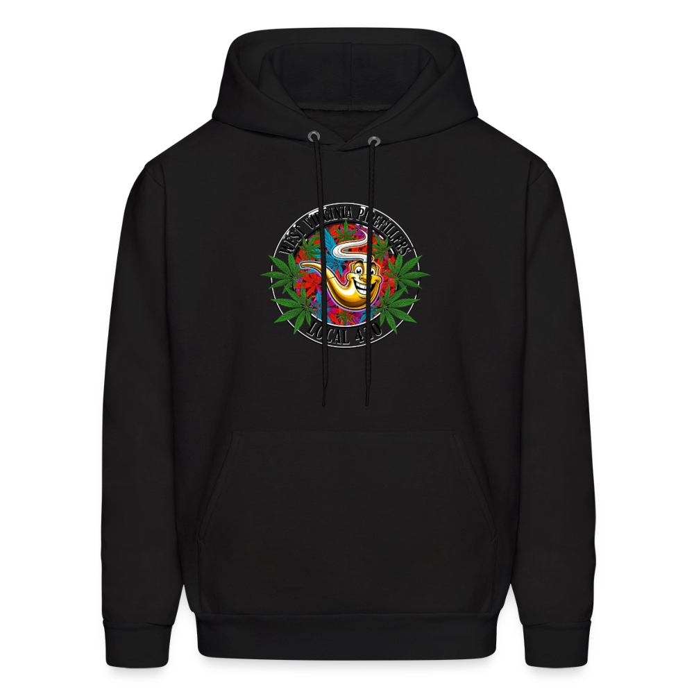 WEST VIRGINIA PIPEFILLERS LOCAL 420 F/B DESIGN  Men's  Hoodie - black