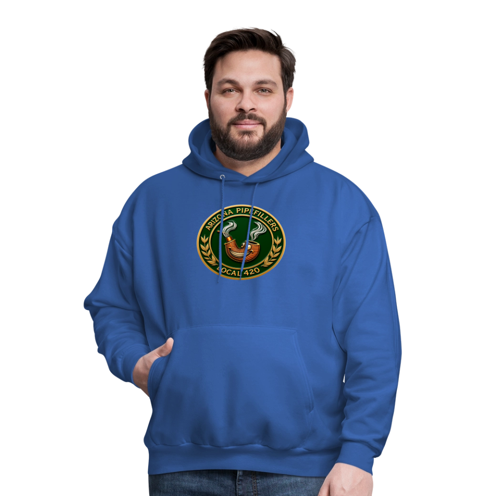 ARIZONIA PIPEFILLERS LOCAL 420 F/B DESIGN Men's Hoodie - royal blue