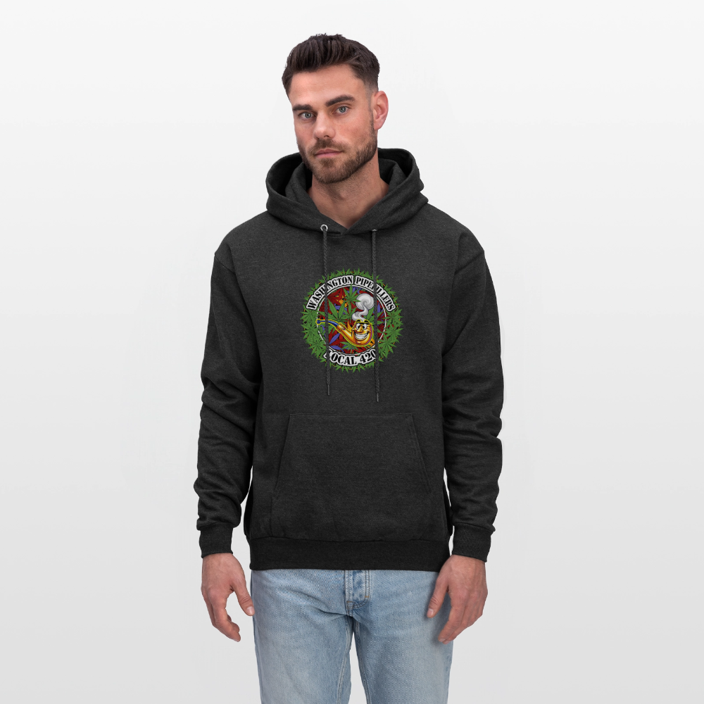 WASHINGTON PIPEFILLERS LOCAL 420 Men's Hoodie - charcoal grey